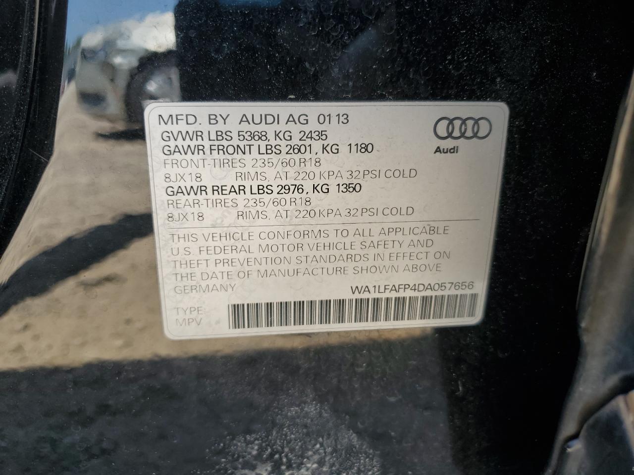 AUDI Q5 PREMIUM PLUS 2013