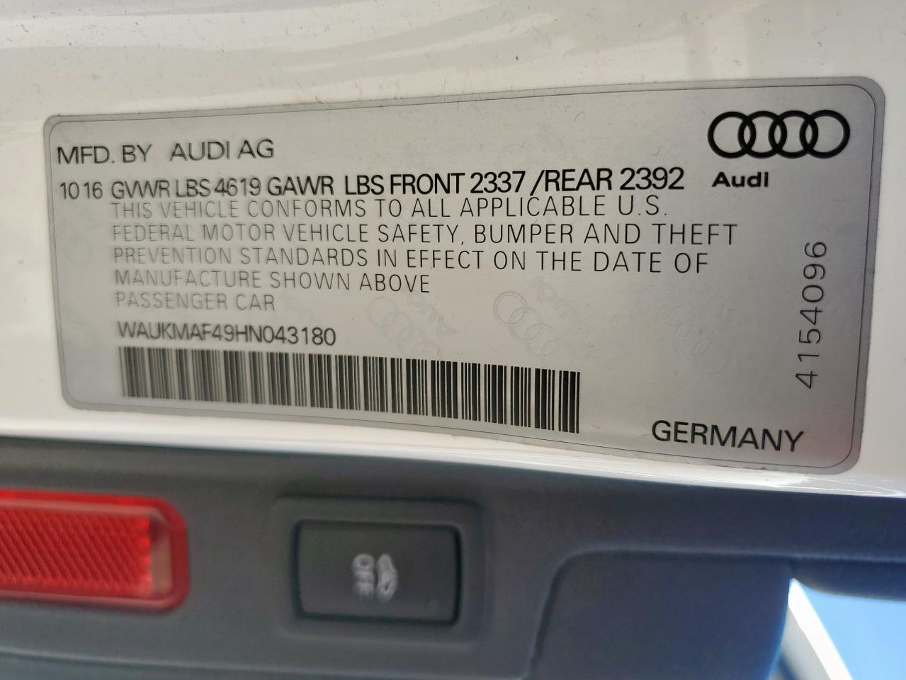 AUDI A4 ULTRA PREMIUM 2017