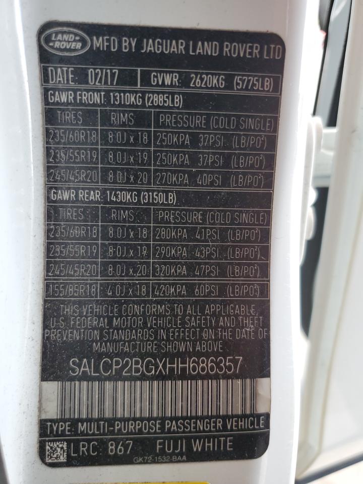 LAND ROVER DISCOVERY SPORT SE 2017