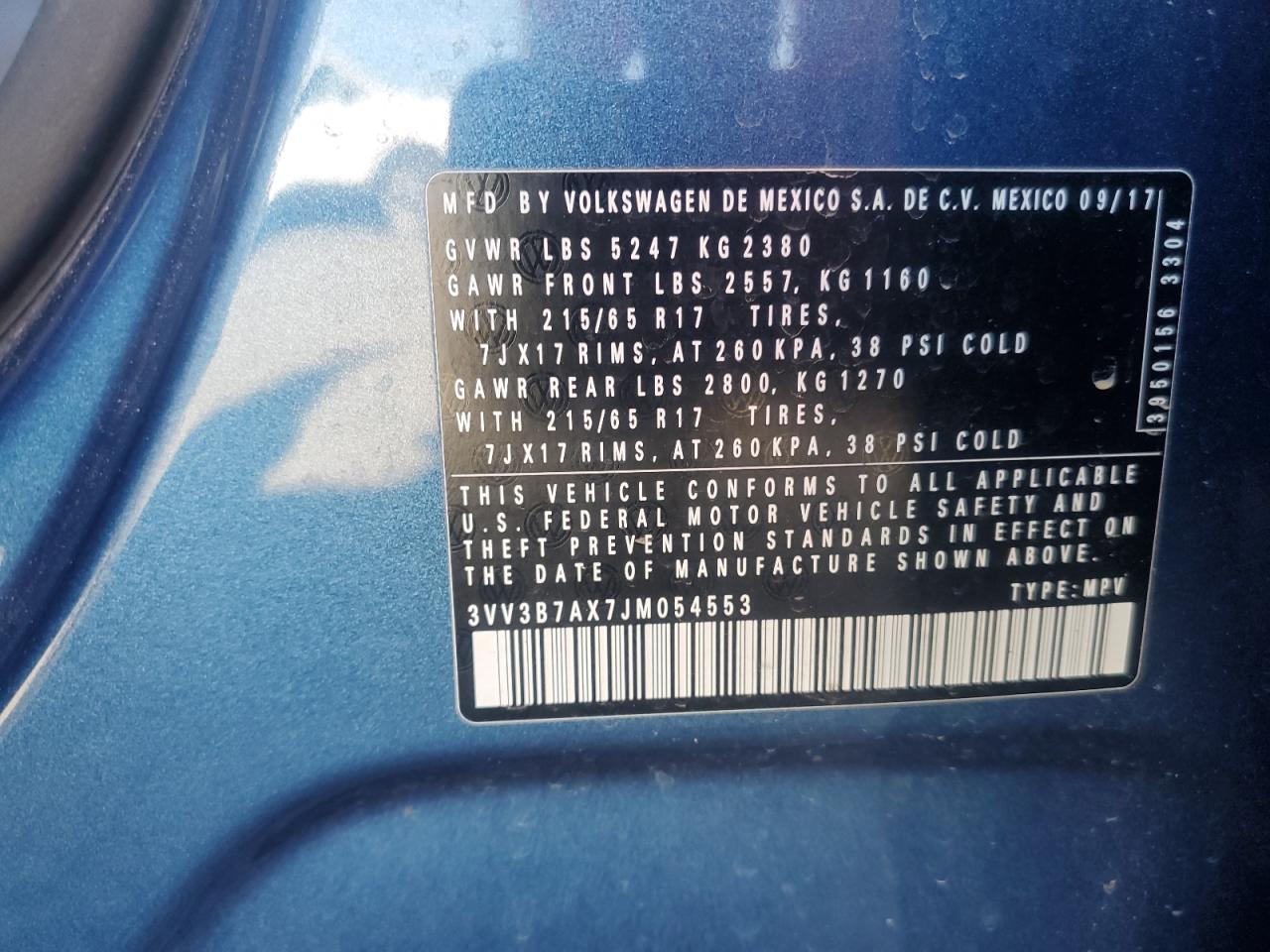 VOLKSWAGEN TIGUAN SE 2018