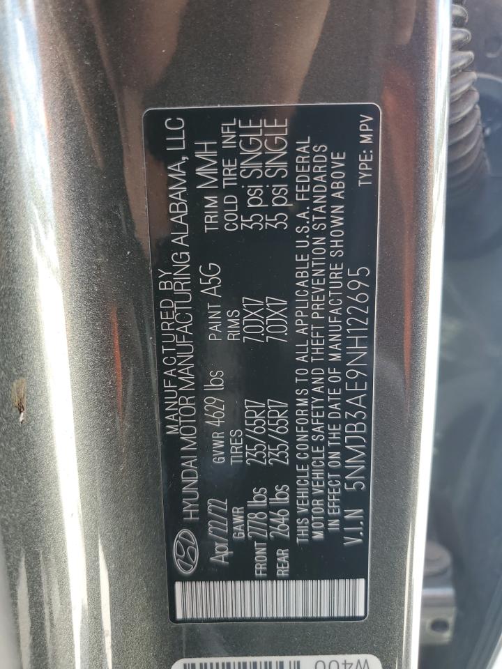 HYUNDAI TUCSON SEL 2022