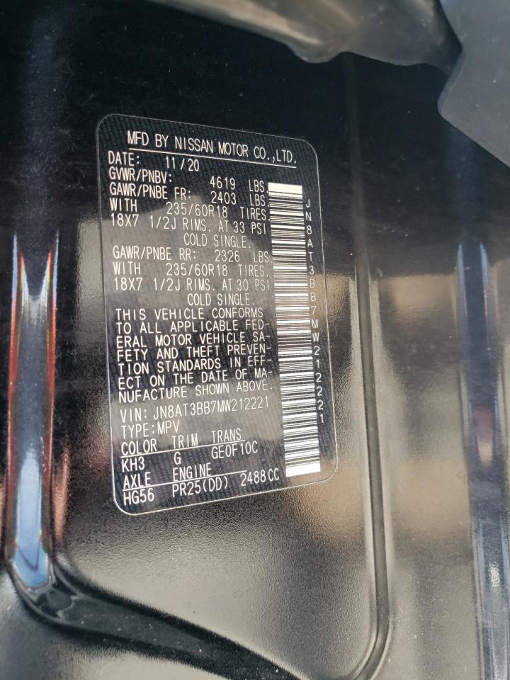 NISSAN ROGUE SV 2021