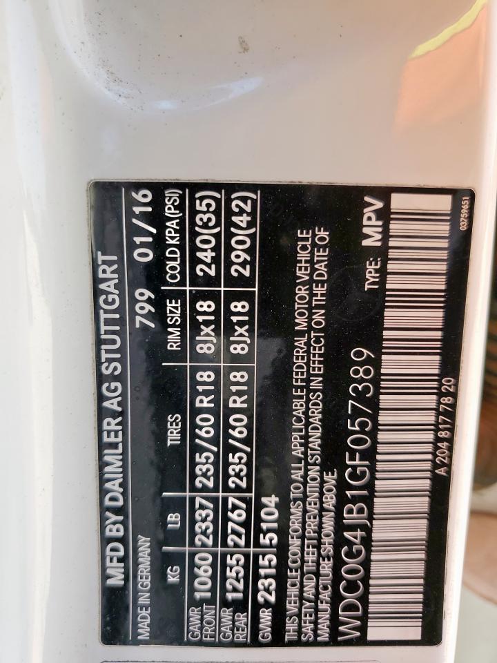 MERCEDES-BENZ GLC 300 2016