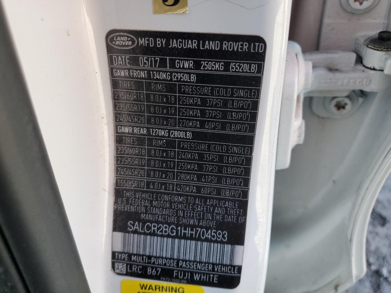 LAND ROVER DISCOVERY SPORT HSE 2017