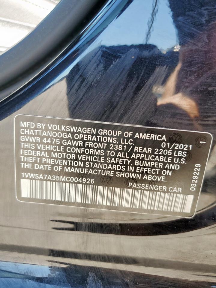 VOLKSWAGEN PASSAT SE 2021