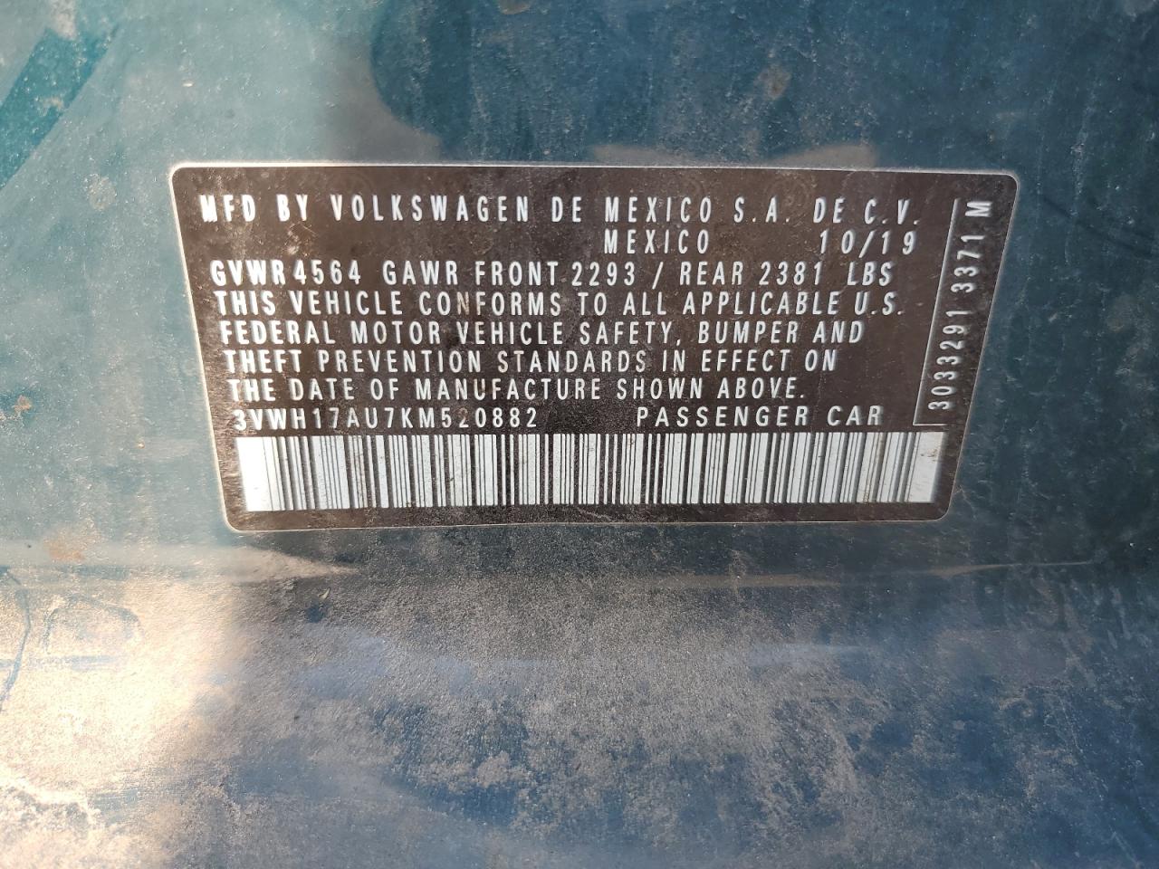 VOLKSWAGEN GOLF ALLTRACK S 2019