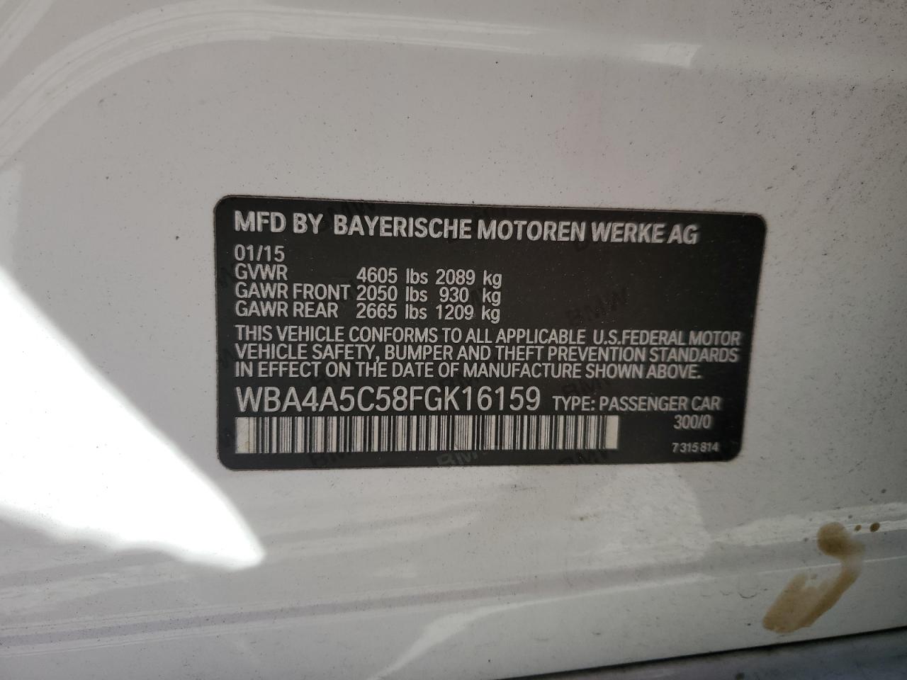 BMW 428 I GRAN COUPE 2015