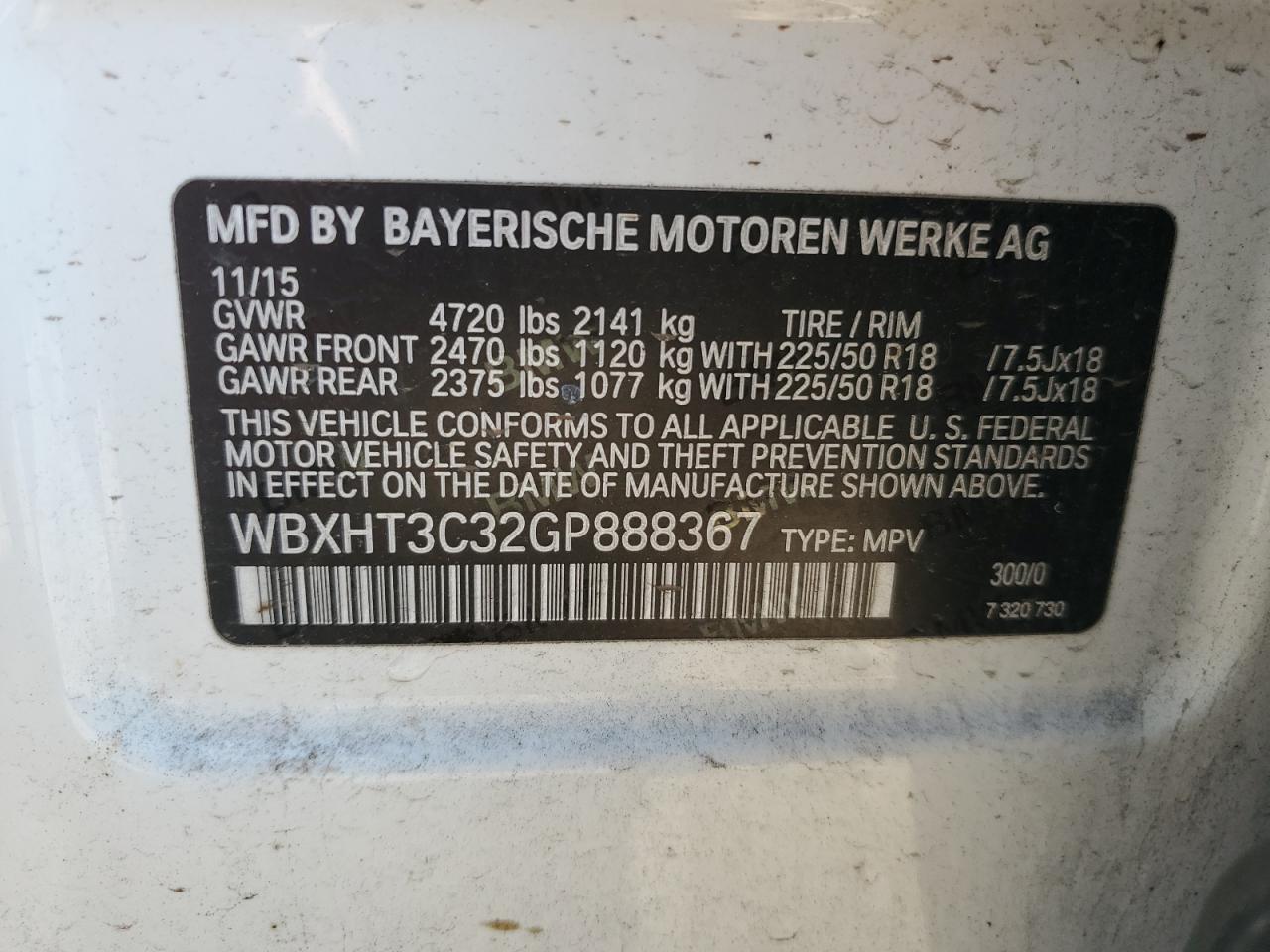 BMW X1 XDRIVE28I 2016