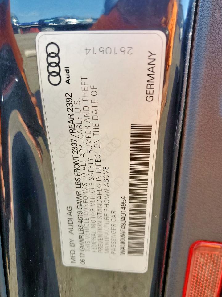 AUDI A4 PREMIUM 2018