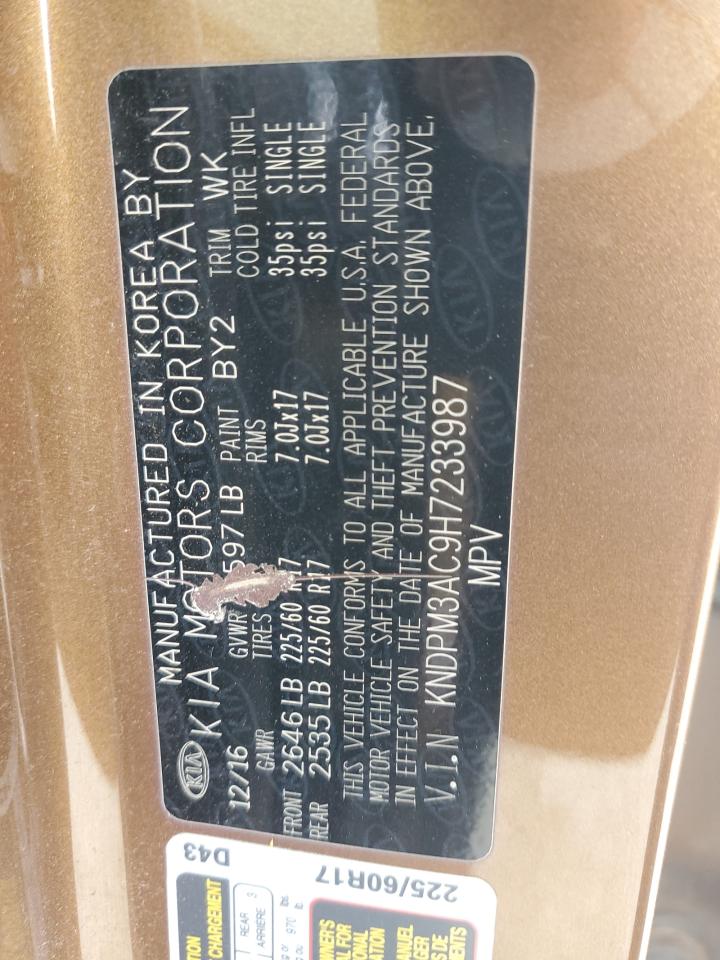 KIA SPORTAGE LX 2017