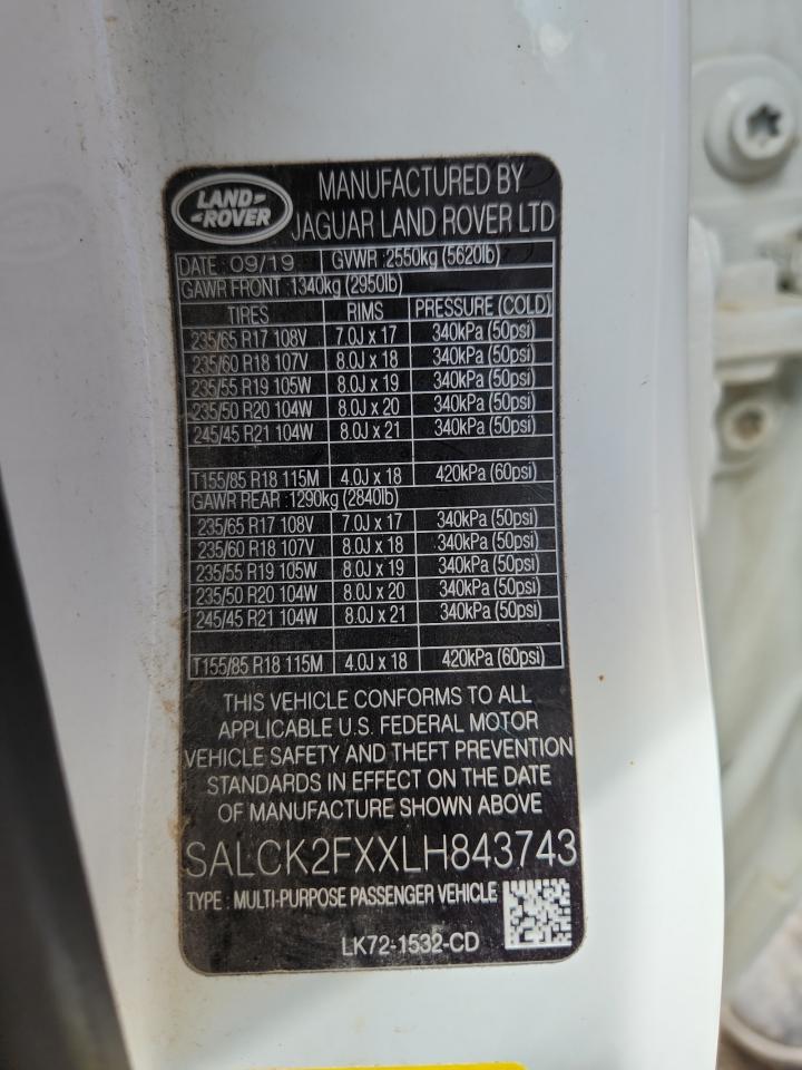 LAND ROVER DISCOVERY SPORT 2020