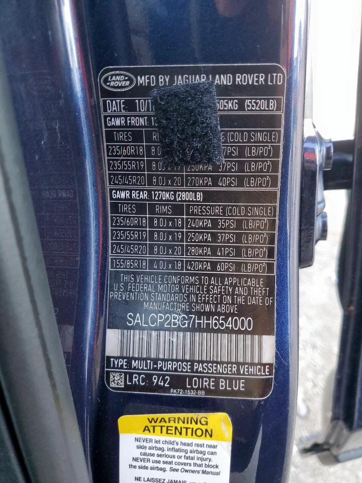 LAND ROVER DISCOVERY SPORT SE 2017