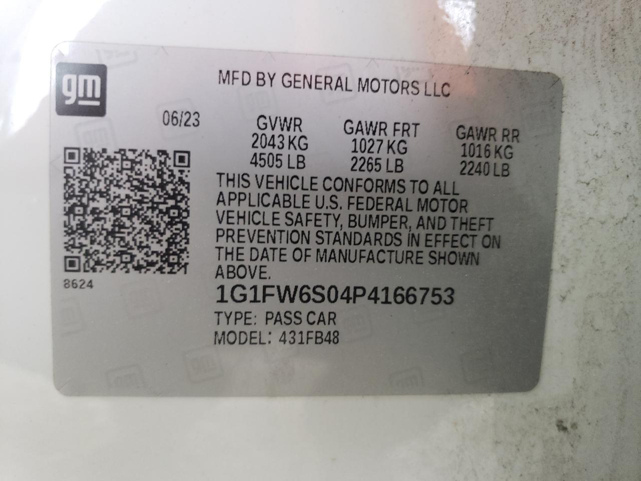 CHEVROLET BOLT EV 1LT 2023