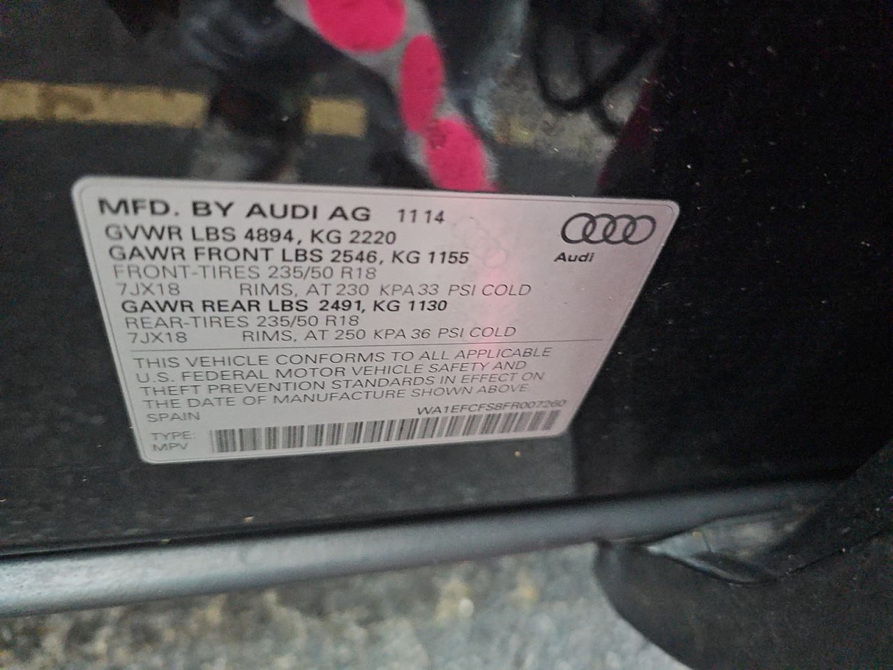 AUDI Q3 PREMIUM PLUS 2015