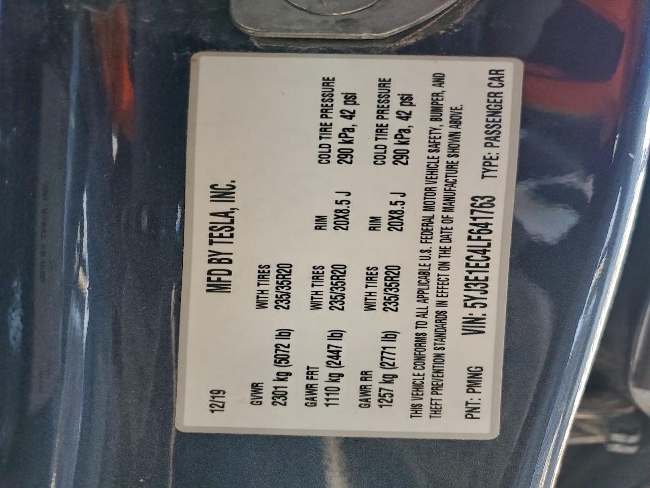 TESLA MODEL 3 DUAL MOTOR 2020