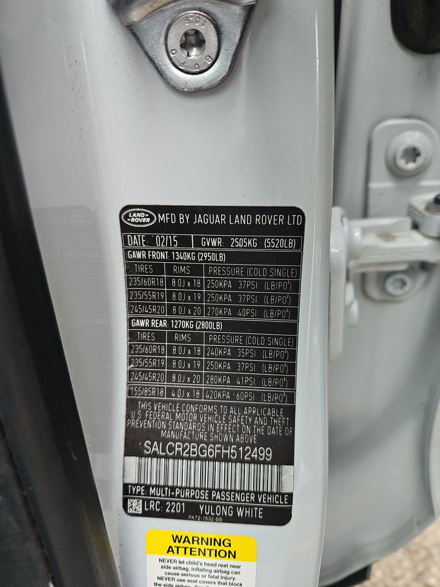 LAND ROVER DISCOVERY SPORT HSE 2015