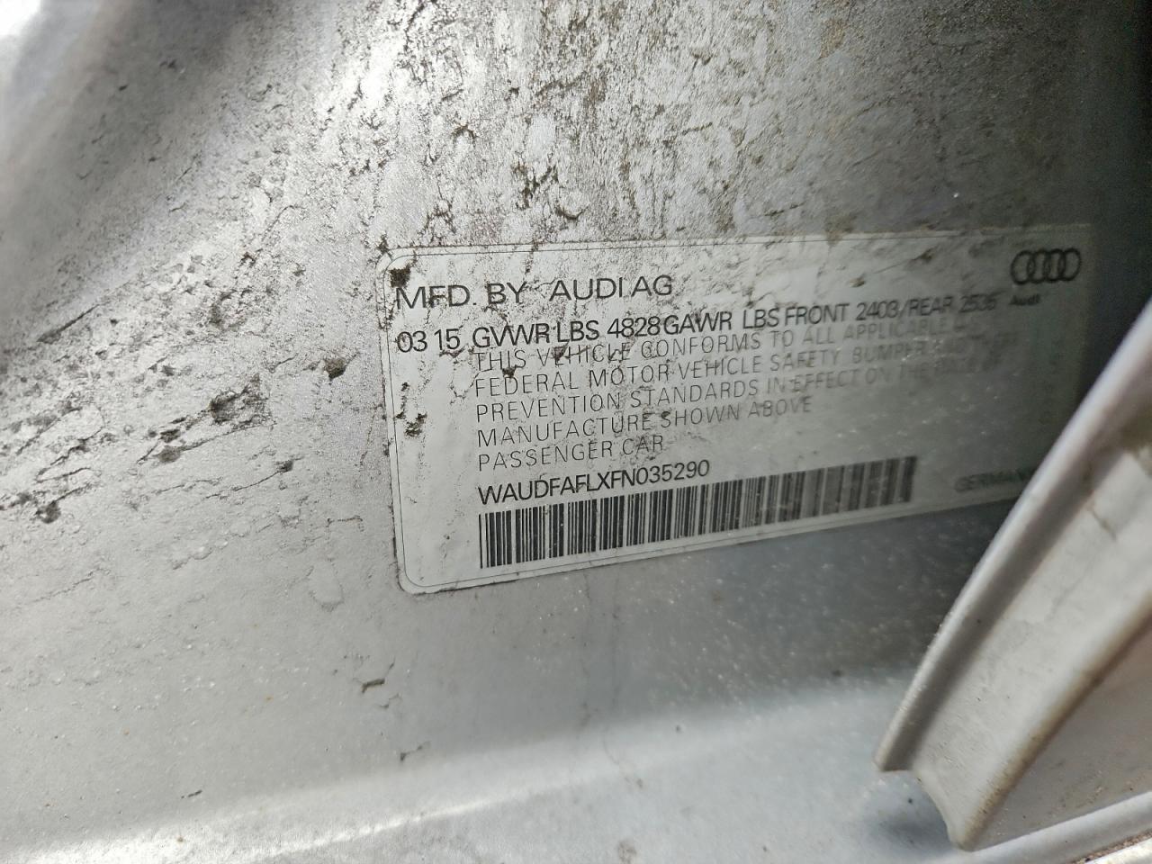 AUDI A4 PREMIUM 2015