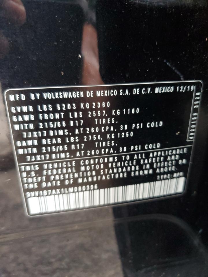 VOLKSWAGEN TIGUAN S 2020