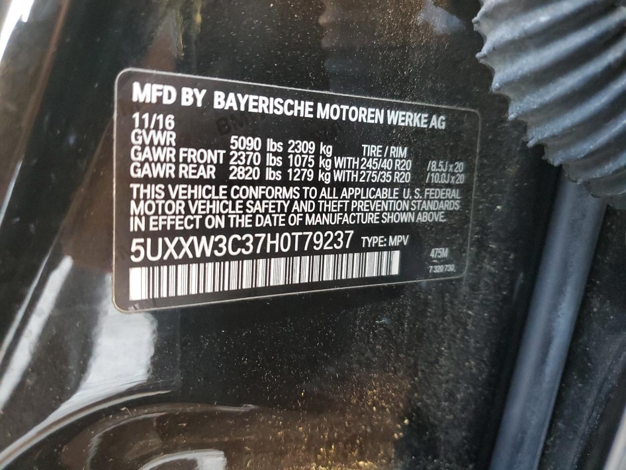 BMW X4 XDRIVE28I 2017 М-PACKAGE