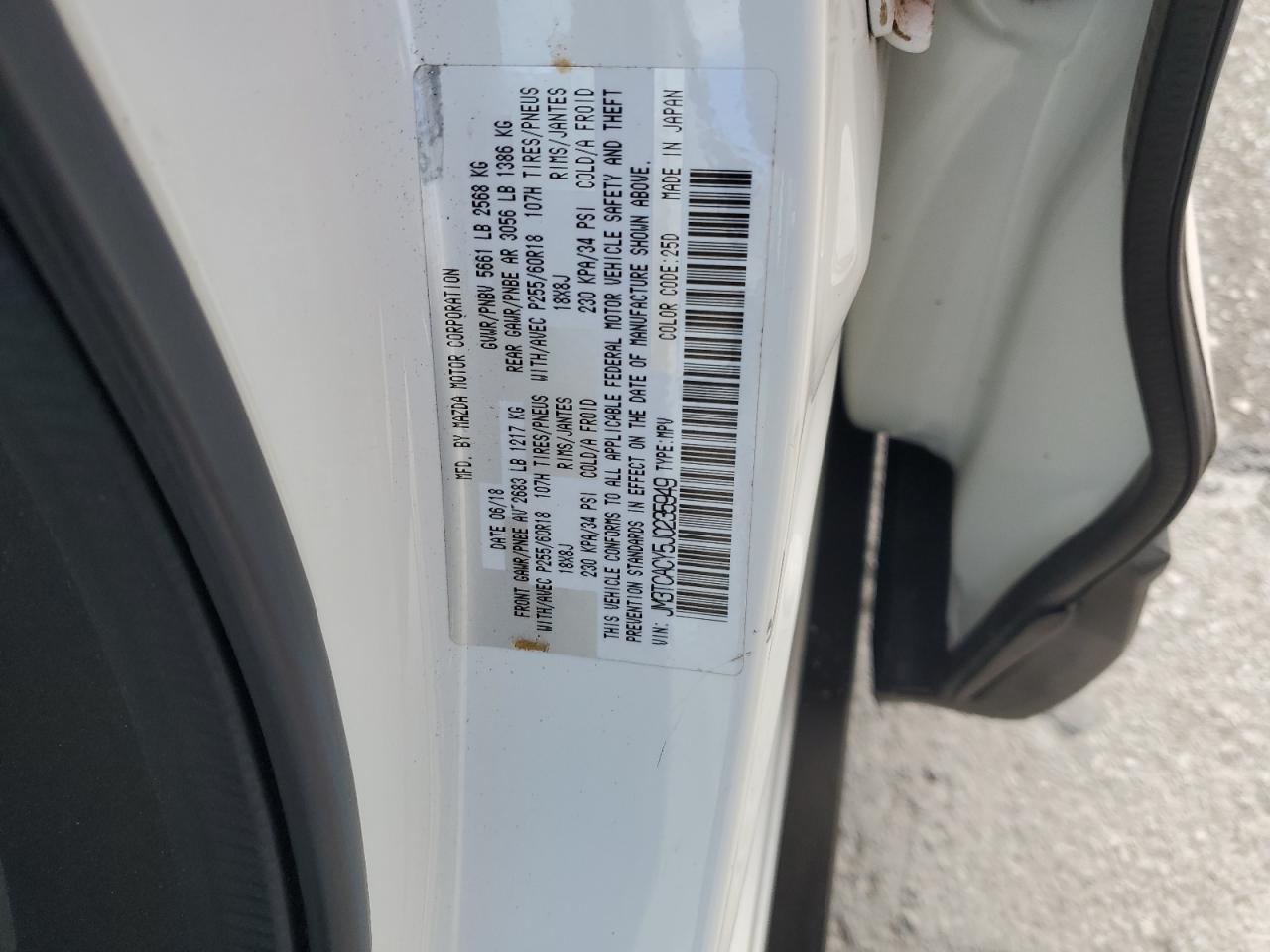 MAZDA CX-9 TOURING 2018