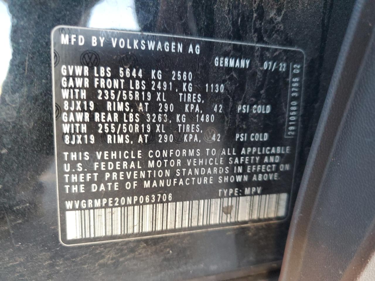 VOLKSWAGEN ID.4 PRO 2022