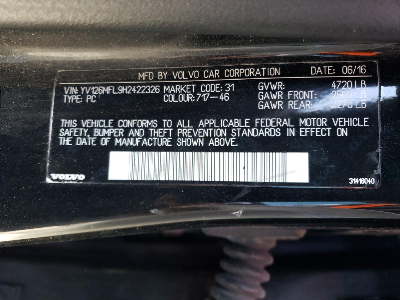 VOLVO S60 T5 DYNAMIC 2017