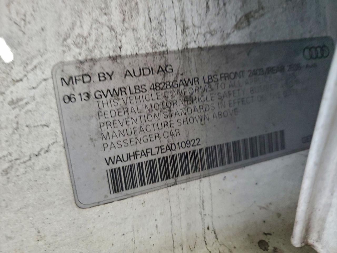 AUDI A4 PREMIUM PLUS 2014