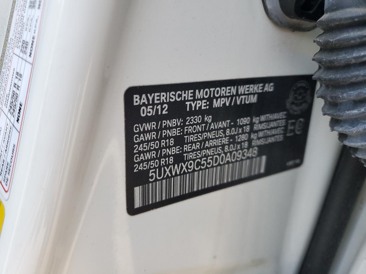 BMW X3 XDRIVE28I 2013