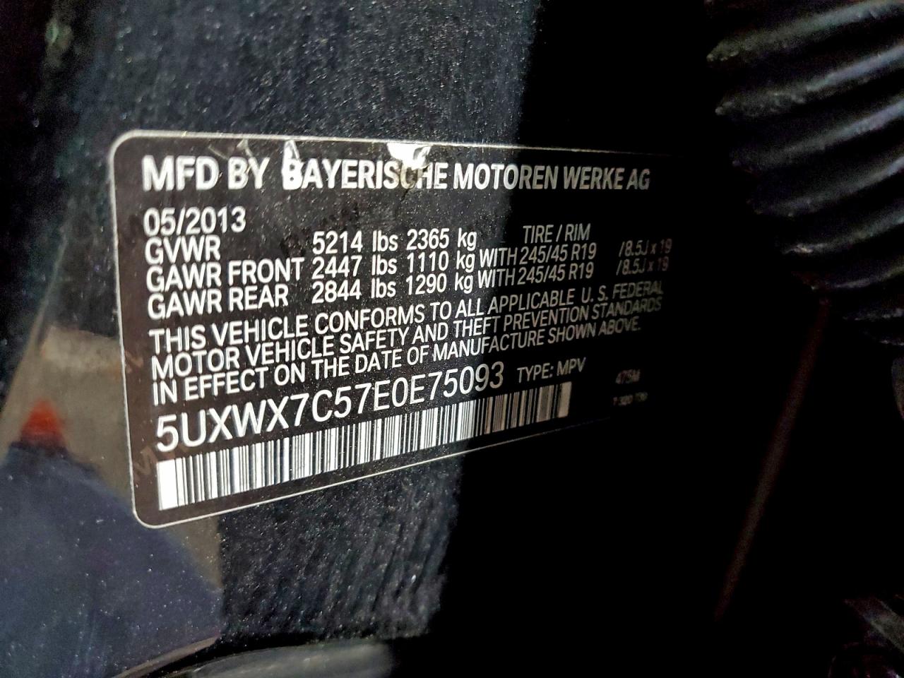 BMW X3 XDRIVE35I 2014