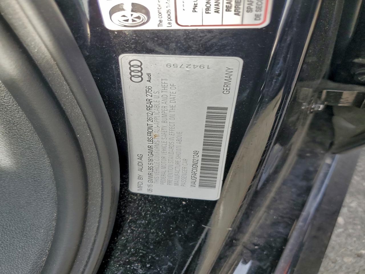 AUDI A6 PREMIUM PLUS 2016