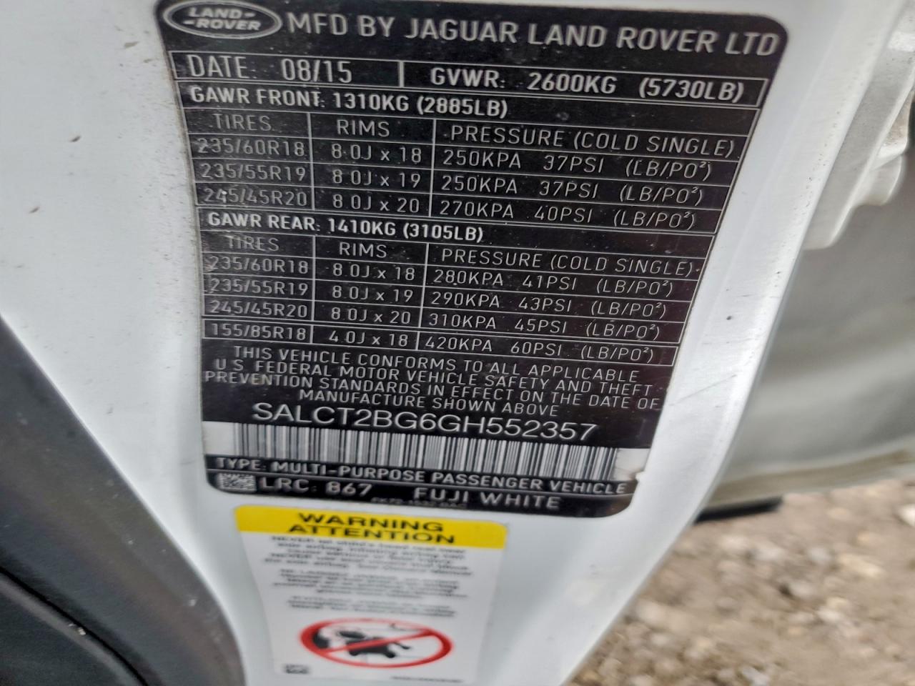 LAND ROVER DISCOVERY SPORT HSE LUXURY 2016