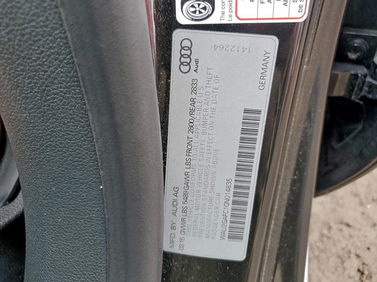 AUDI A7 PRESTIGE 2016