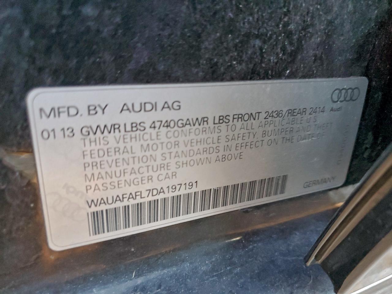 AUDI A4 PREMIUM 2013