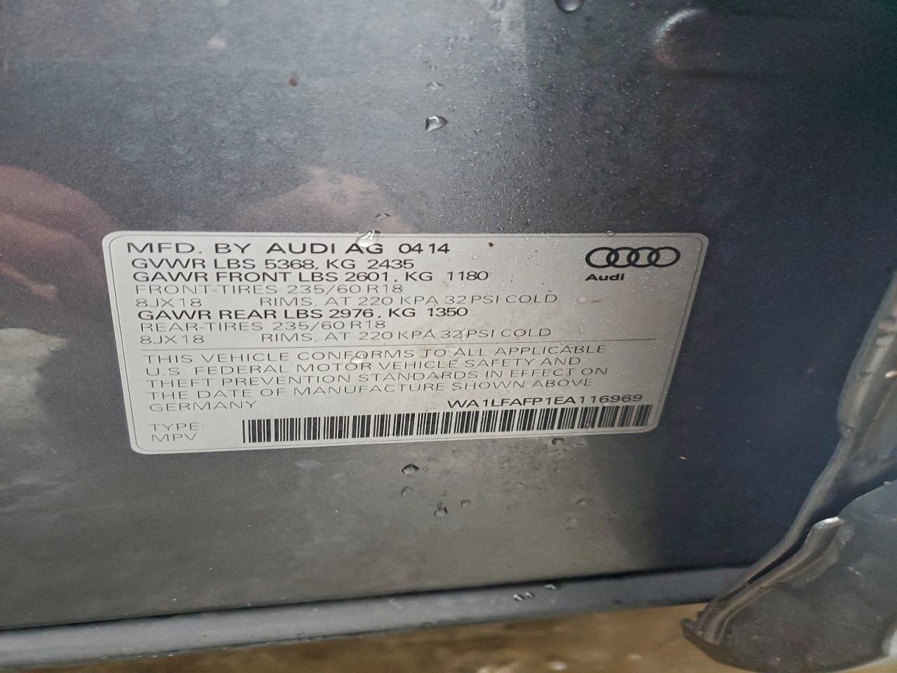 AUDI Q5 PREMIUM PLUS 2014