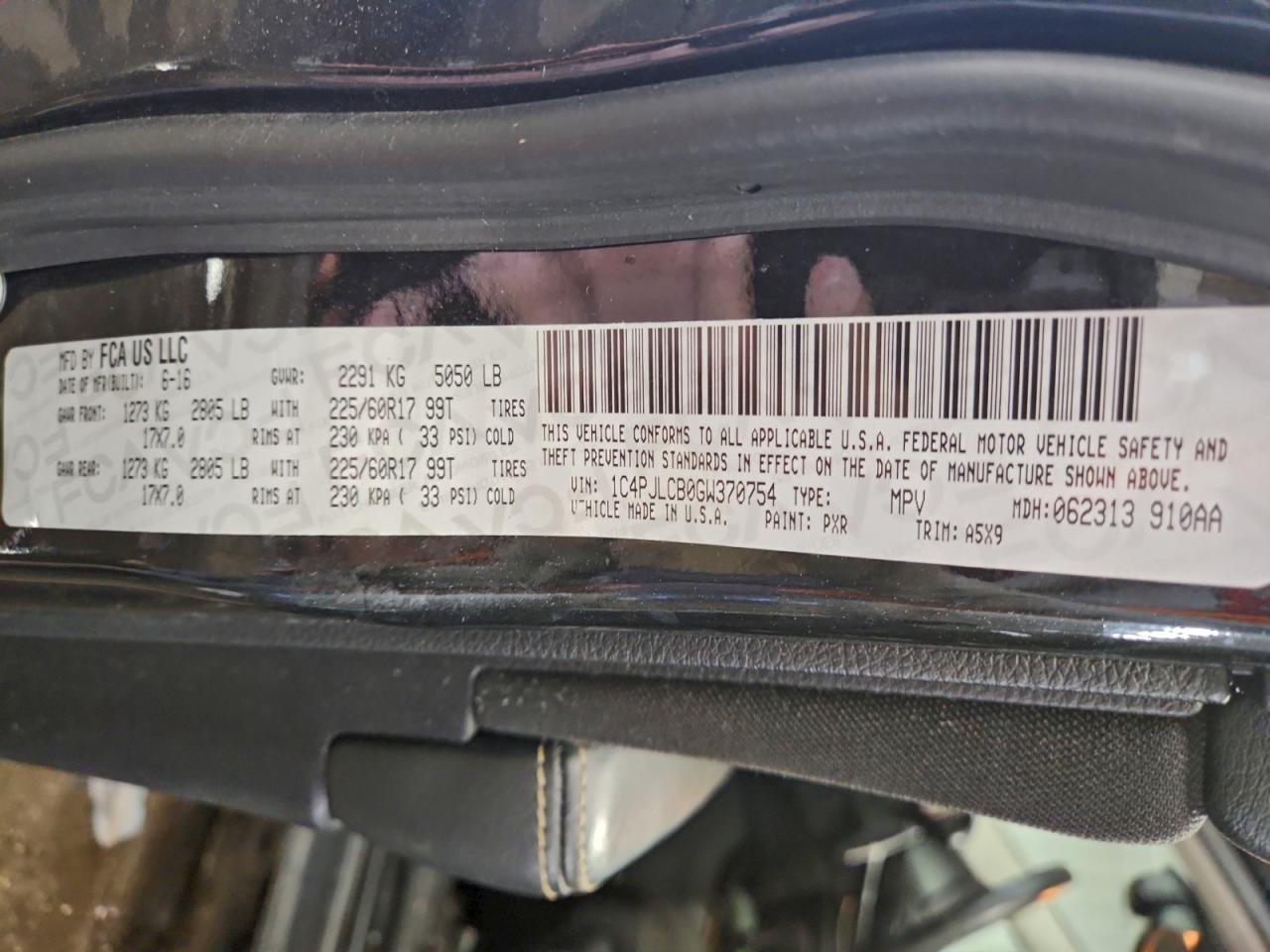 JEEP CHEROKEE LATITUDE 2016