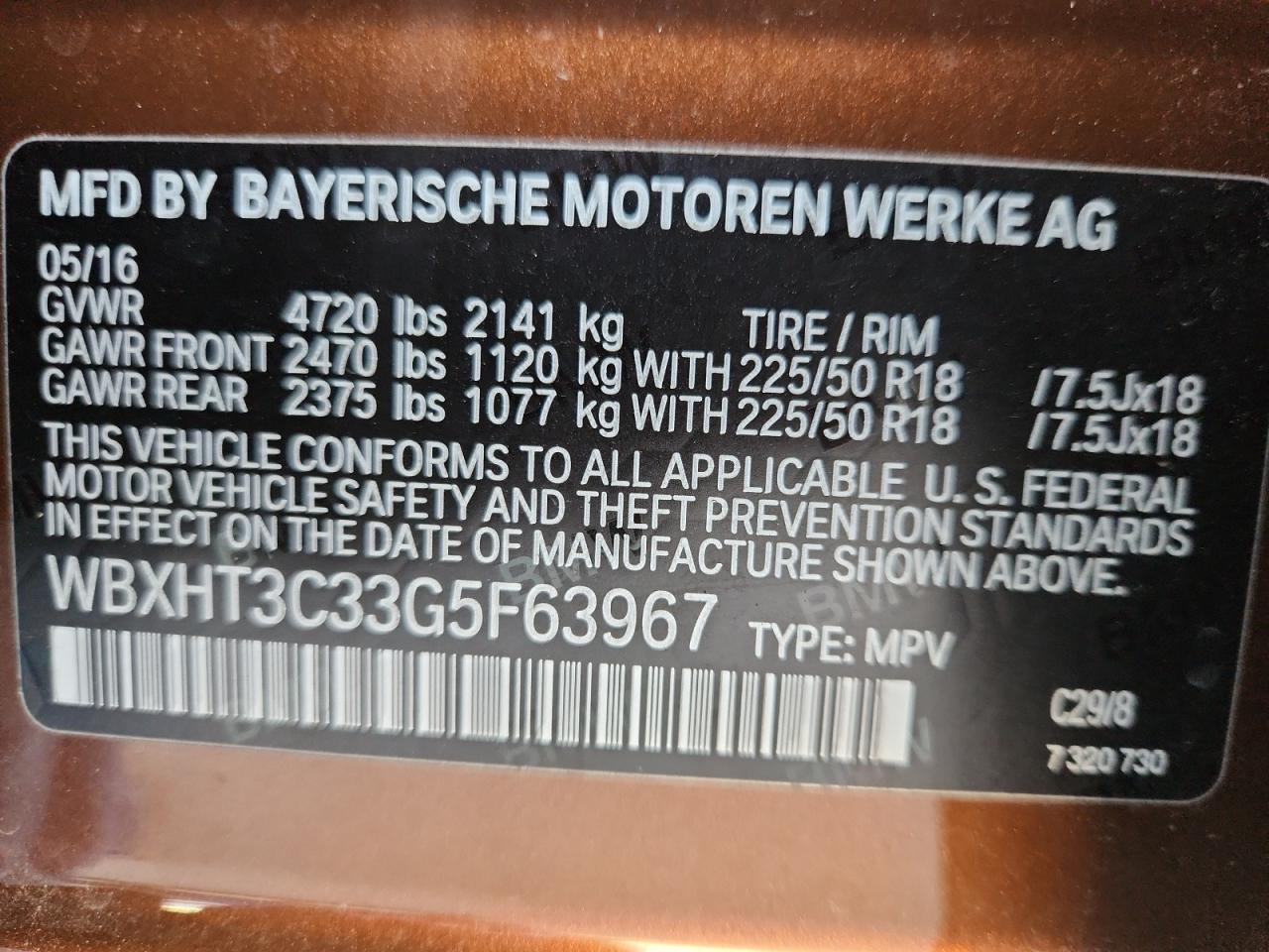 BMW X1 XDRIVE28I 2016