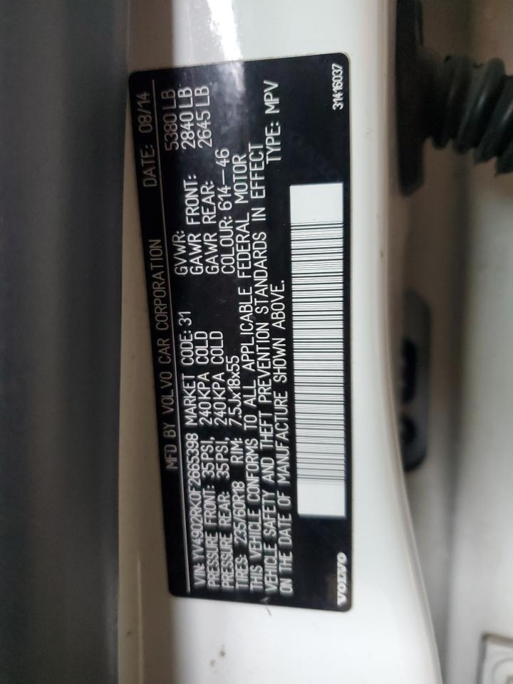 VOLVO XC60 T6 PREMIER 2015