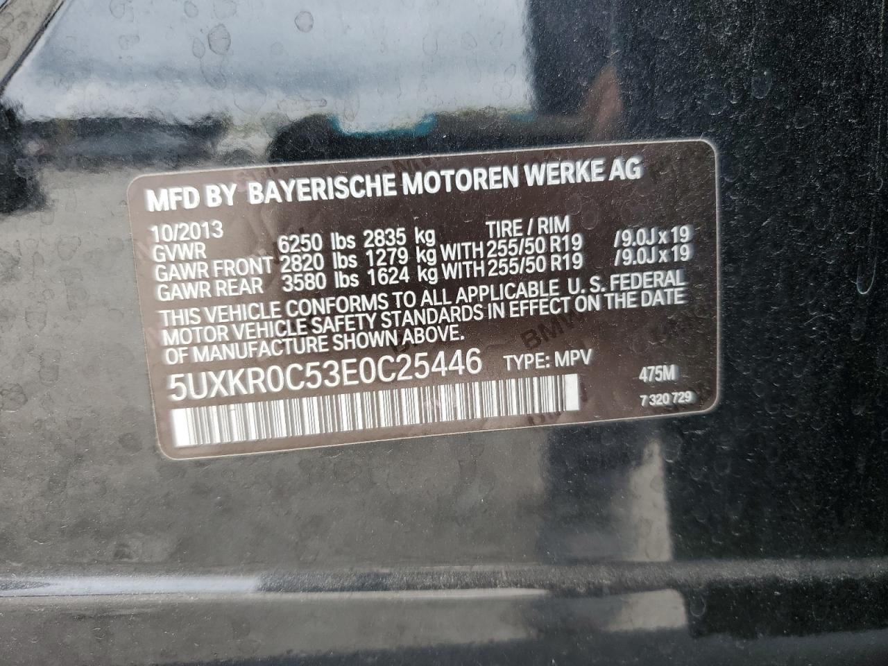 BMW X5 XDRIVE35I 2014