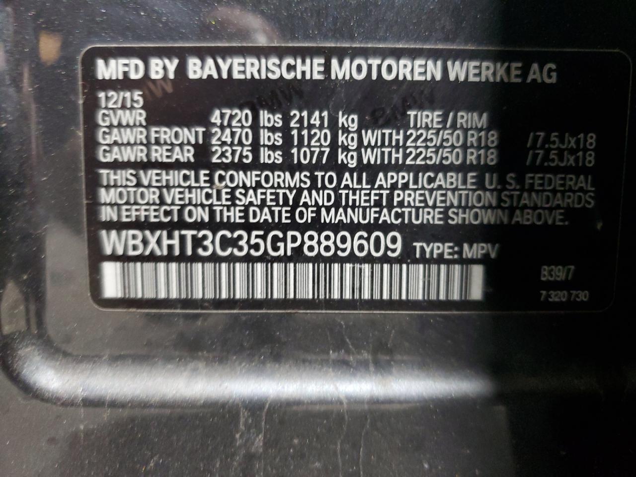 BMW X1 XDRIVE28I 2016