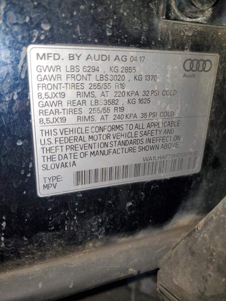 AUDI Q7 PREMIUM PLUS 2017