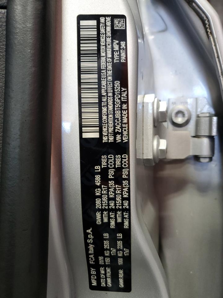 JEEP RENEGADE LATITUDE 2016