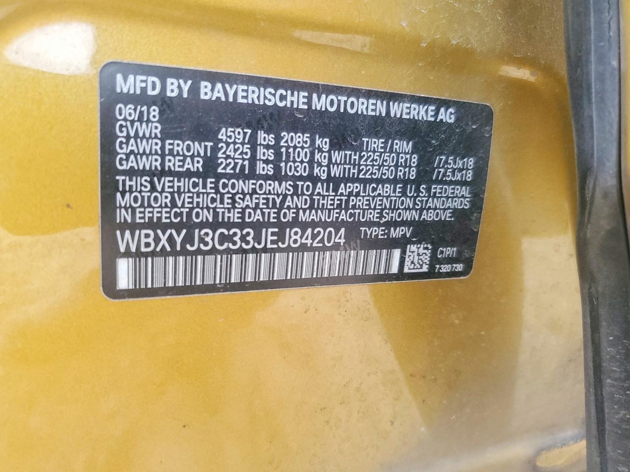 BMW X2 SDRIVE 28 I 2018