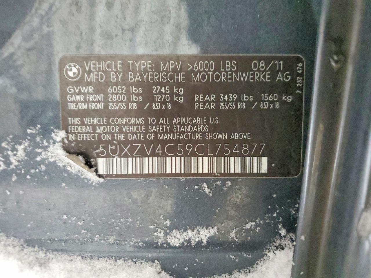 BMW X5 XDRIVE 35 I 2012