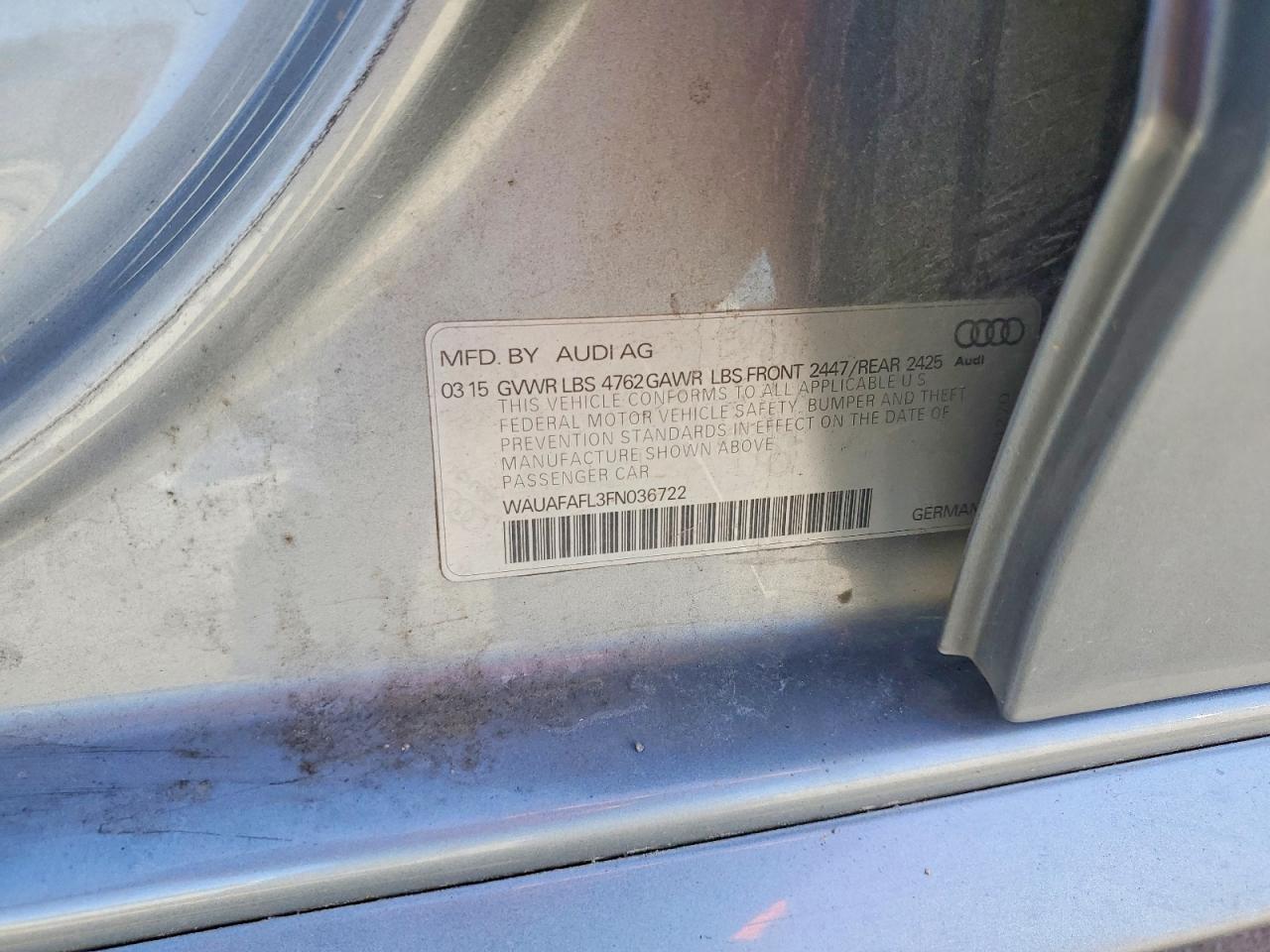 AUDI A4 PREMIUM 2015