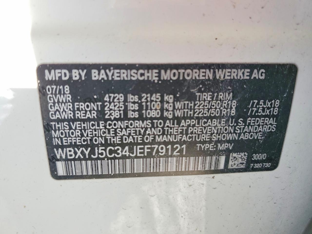 BMW X2 XDRIVE 28 I 2018