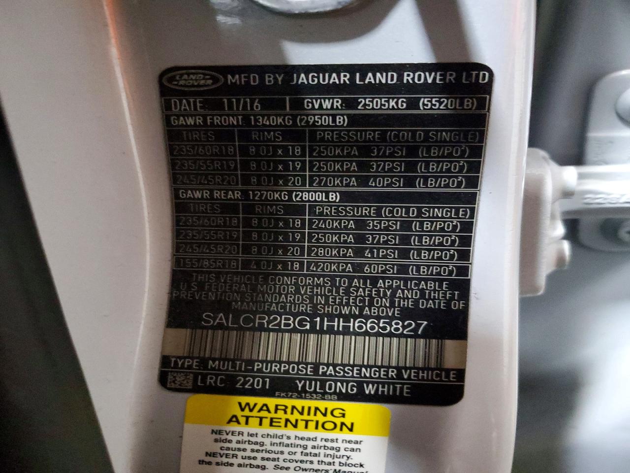 LAND ROVER DISCOVERY SPORT HSE 2016