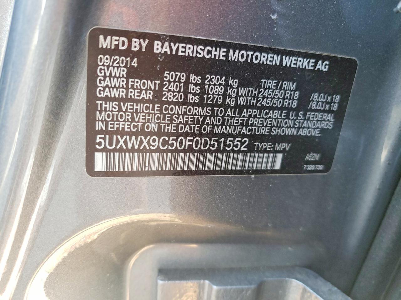 BMW X3 XDRIVE 28 I 2014