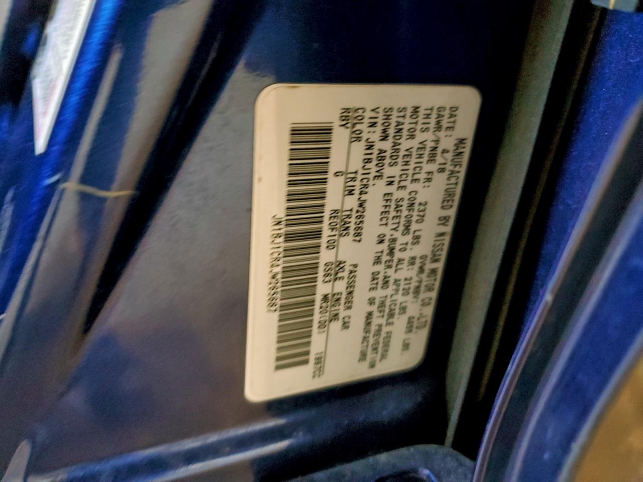 NISSAN ROGUE SPORT S 2018