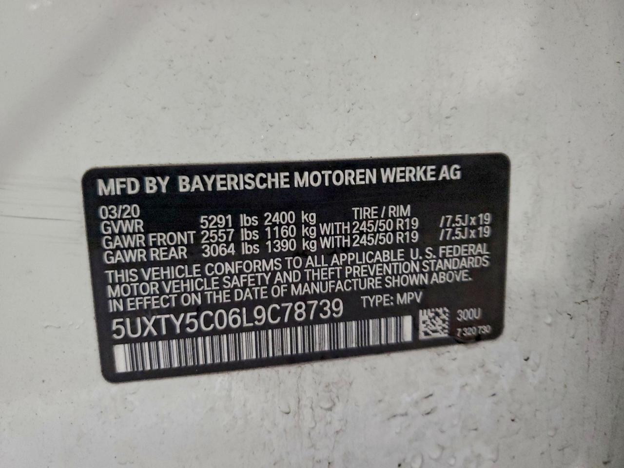 BMW X3 XDRIVE 30 I 2020