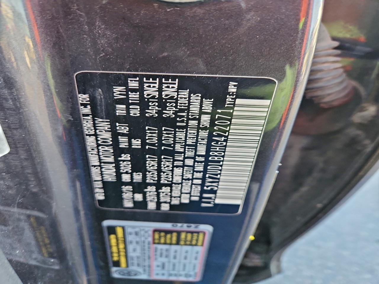 HYUNDAI SANTA FE SPORT 2016